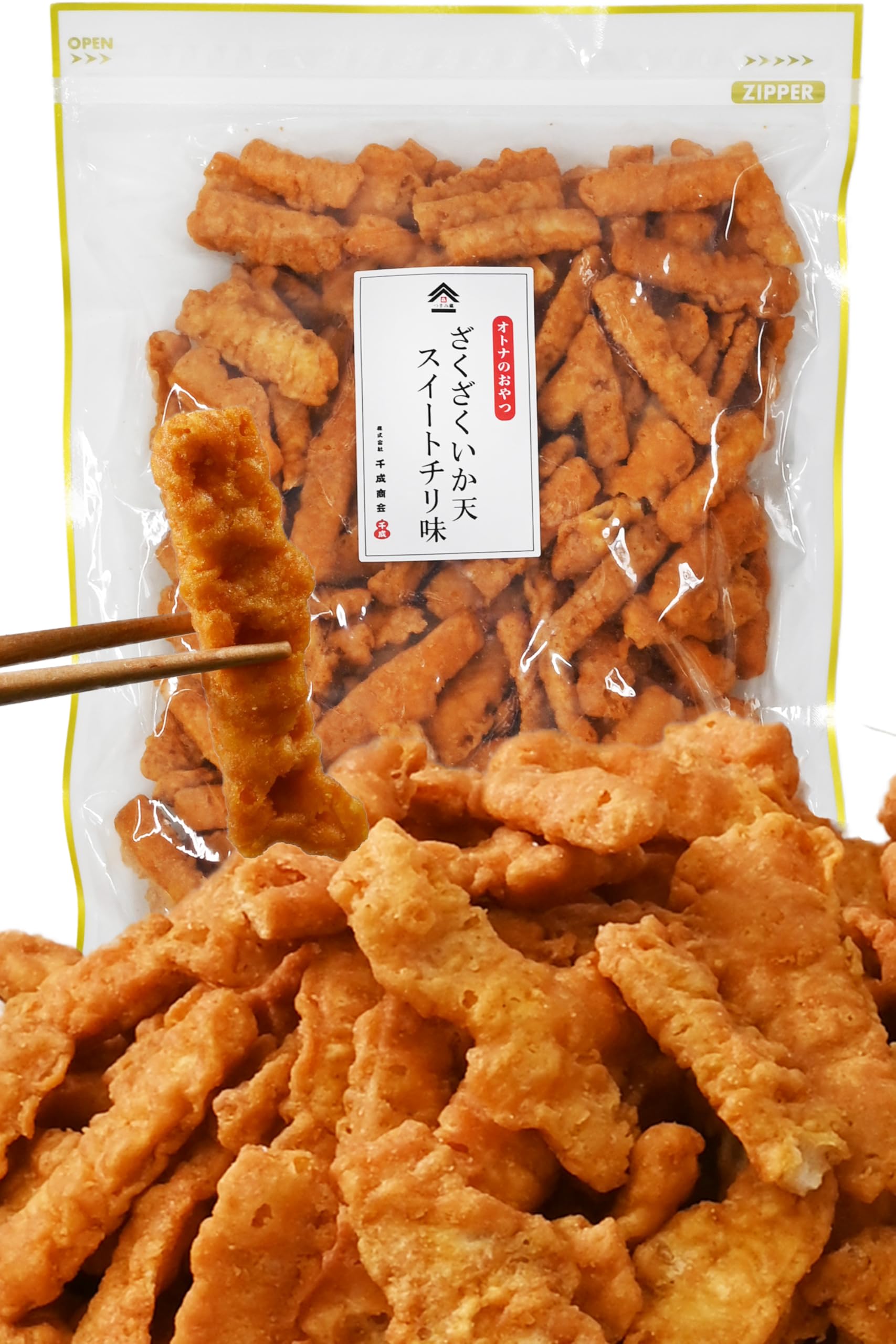 Amazon | [ つまみ蔵 公式 ] ざくざくいか天 スイートチリ味 450g